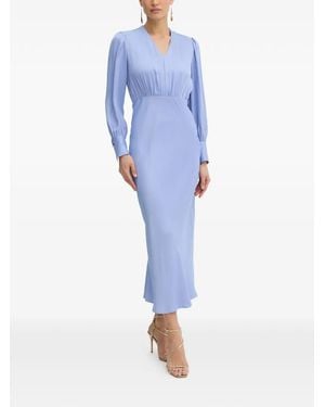 Twinset Gesmockte Jurk - Blauw