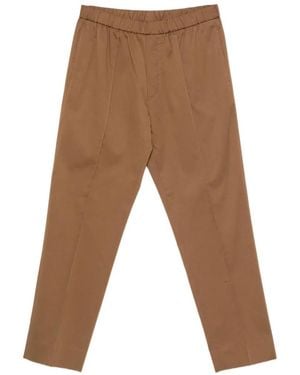 Paolo Pecora Elasticated-Waistband Trousers - White