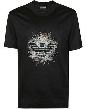 Emporio Armani Graphic T-Shirt - Black