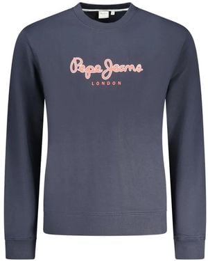 Pepe Jeans Logo-Print Sweatshirt - Blue