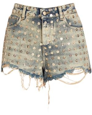 retroféte Pantalones cortos Calyx - Azul