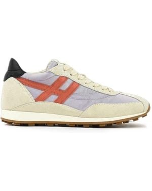 Hogan Athletic Logo-Patch Sneakers - White