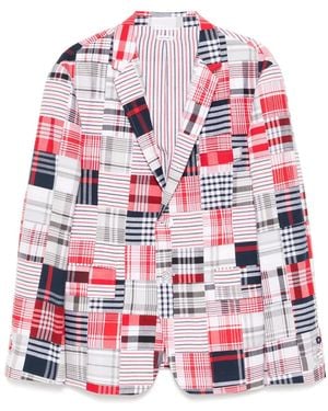 Thom Browne Unconstructed Blazer - Red