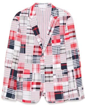 Thom Browne Unconstructed Blazer - Red