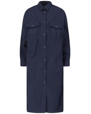 Aspesi Chest-Pocket Coat - Blue