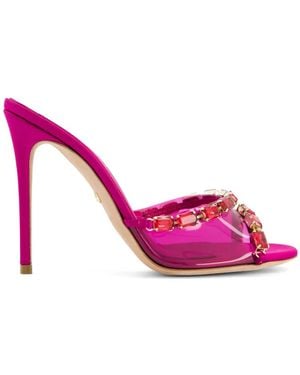 Giambattista Valli Mules Mit Kristallen - Pink