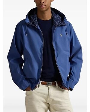 Polo Ralph Lauren ツイル フーデッドジャケット - ブルー