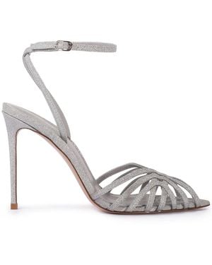 Le Silla Embrace Glitter Sandals - White