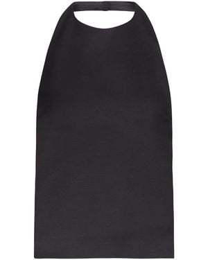 Loulou de Saison Sami Halter-Neck Top - Black