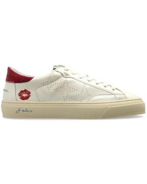 Duke & Dexter Plus Court Kiss Trainers - White