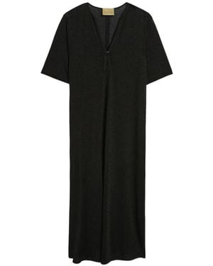 Momoní Robe Penelope À Manches Courtes - Black