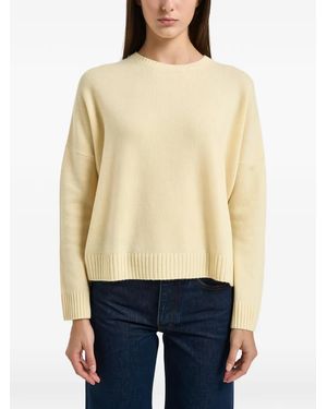 Kujten Amelie Drop-Shoulder Sweater - Natural
