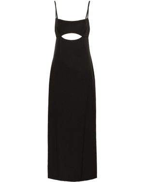 FEDERICA TOSI Cut-Out Maxi Dress - Black