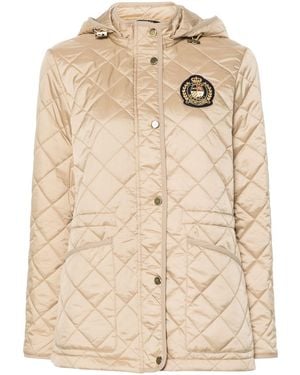 Ralph Lauren Diamond-Quilted Padded Jacket - Natural