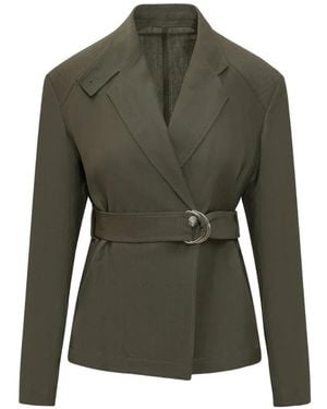 The Seafarer Belted Jacket - Green