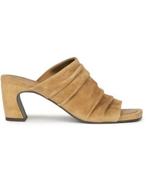 Ash Eva Sandalen Mit Gerafftem Absatz - Mettallic