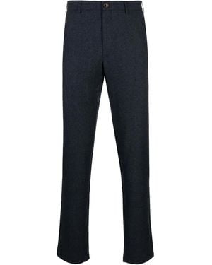 Canali Tailored Wool Trousers - Blue
