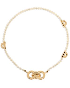 Ferragamo Collier À Détail Gancini - Métallisé