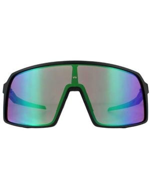 Oakley Sutro Geometric-Frame Sunglasses - Green