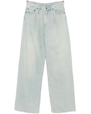R13 Damon Pleated Jeans - Blue