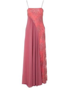 Aniye By Lace Long Dress - Pink