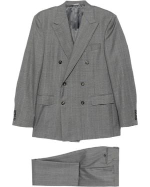 Canali Completo Gessato Doppiopetto - Grigio