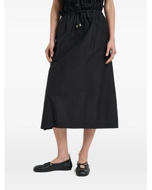 Liu Jo Ruffled Drawstring Skirt - Black