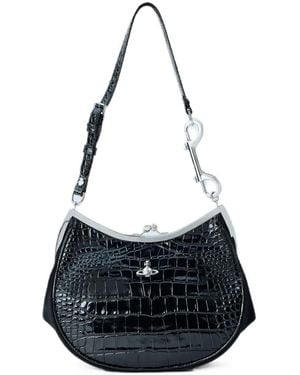 Vivienne Westwood Leather Clutch Bag - Black