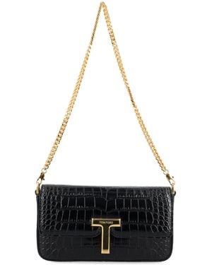Tom Ford Wallis クラッチバッグ ミニ - ブラック