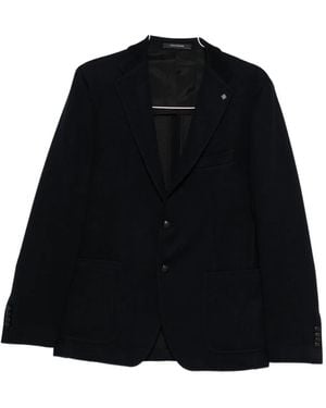 Tagliatore Single-Breasted Blazer - Black