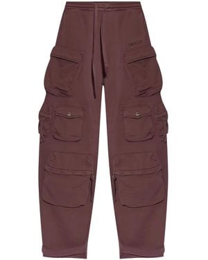 The Attico Cargo Trousers - Purple