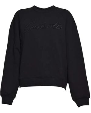 Carhartt Sudadera Ray con cuello redondo - Negro