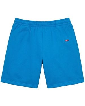 Supreme Small Box-logo track shorts - Azul