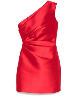 Solace London Nori Mini Dress - Red