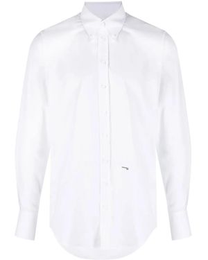 DSquared² Easy Slim 70's B Down Shirt - White