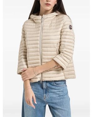 Colmar Hooded Quilted Jacket - Blue