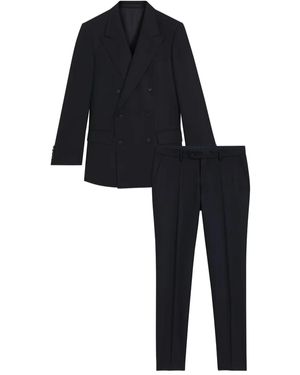 BOSS X David Beckham Double-Breasted Suit - Black