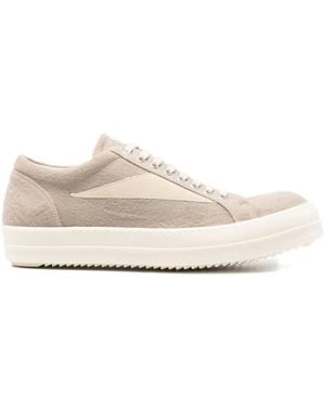 Rick Owens Suede Sneakers - White