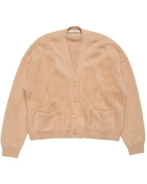 Acne Studios V-Neck Cardigan - Natural