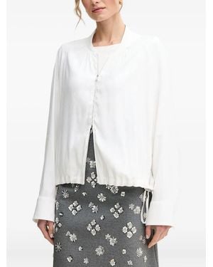 BOSS Drawstring Cuff Jacket - White