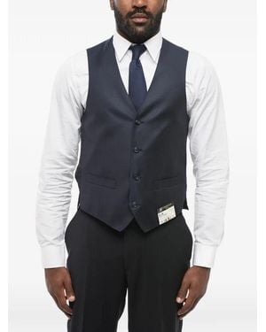 Corneliani V-Neck Waistcoat - Blue
