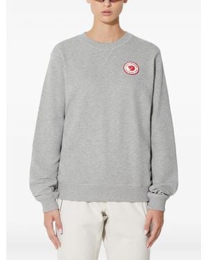 Fjallraven Logo-Patch Sweatshirt - Gray