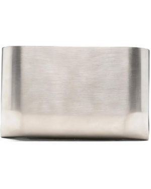 Rick Owens Pochette Sculpturale À Fini Brossé - Grey
