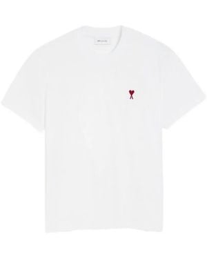 Ami Paris Ami De Coeur T-Shirt - White