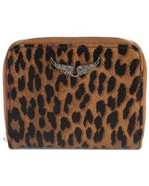 Zadig & Voltaire Mini Zv Leo Coin Purse - Brown
