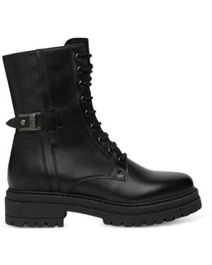 Nero Giardini Bottines Lacées À Détail De Boucle - Black