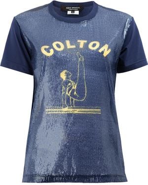 Junya Watanabe Colton T-Shirt - Blue
