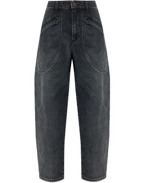 Isabel Marant Catarina Paneled Jeans - Blue