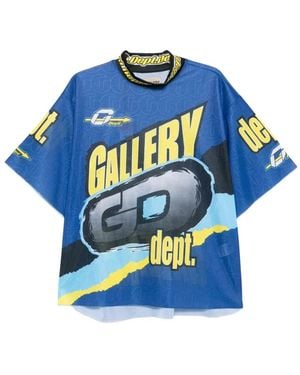 GALLERY DEPT. Graphic-Print Crew-Neck T-Shirt - Blue