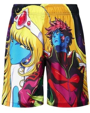 Pleasures Shorts Interstella - Blu